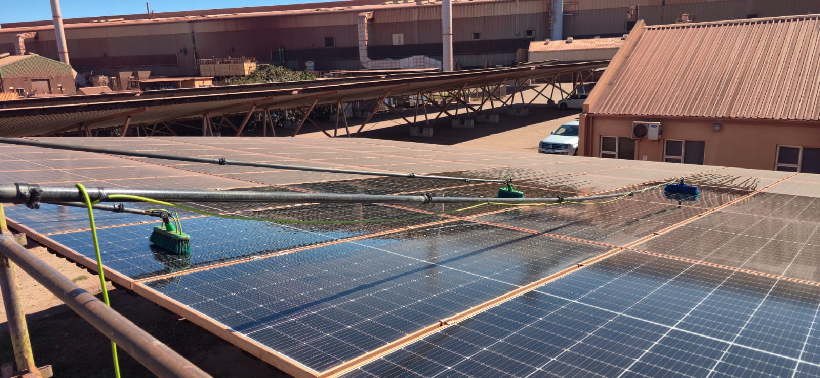 Solar Array Cleaning